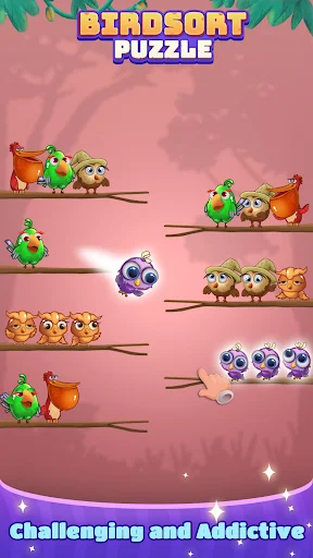 I-download ang Bird Sort: Color Puzzle Master – Larong Pambata - Screenshot 6