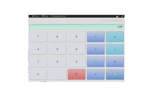 Calculator para sa Chrome – Mabilis at Simpleng Math Tool - Screenshot 2