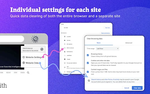 Settings for Chrome – Mabilis na Access sa Chrome Settings - Screenshot 2