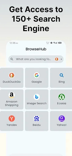 Browsehub: Private Browser – Mabilis na Access sa 150+ Search Engines - Screenshot 5