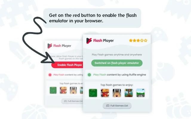 Flash Player para sa Chrome – Patakbuhin ang Flash Games nang Libre - Screenshot 4