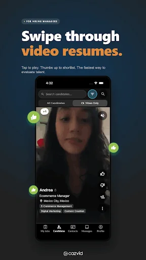 I-download ang CazVid: Video Resume at Trabaho – Mabilis na Pag-apply - Screenshot 6