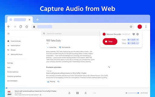 Volume Recorder: I-record ang Audio sa Browser nang Libre - Screenshot 1