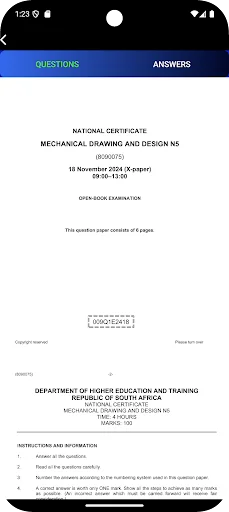 I-download ang TVET Mechanical Drawing & Design App Para sa N5-N6 - Screenshot 4