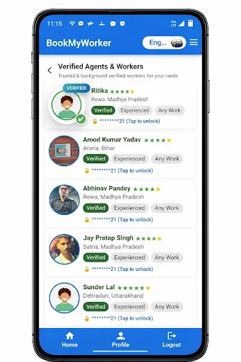 I-download ang Book My Worker – Humanap ng mga Skilled Worker Ngayon - Screenshot 2