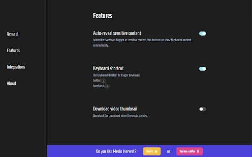 Media Harvest: I-download ang X (Twitter) Media nang Mabilis - Screenshot 2