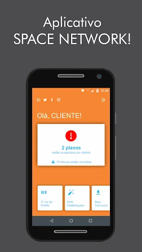 I-download ang Cliente Space App – Pamahalaan ang Iyong Account - Screenshot 1